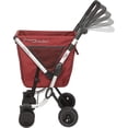 thumbnail image 4 of Playmarket 24960DCH-269 We Go Folding Shopping Cart with Swivel Wheels, Jeans, 4 of 8