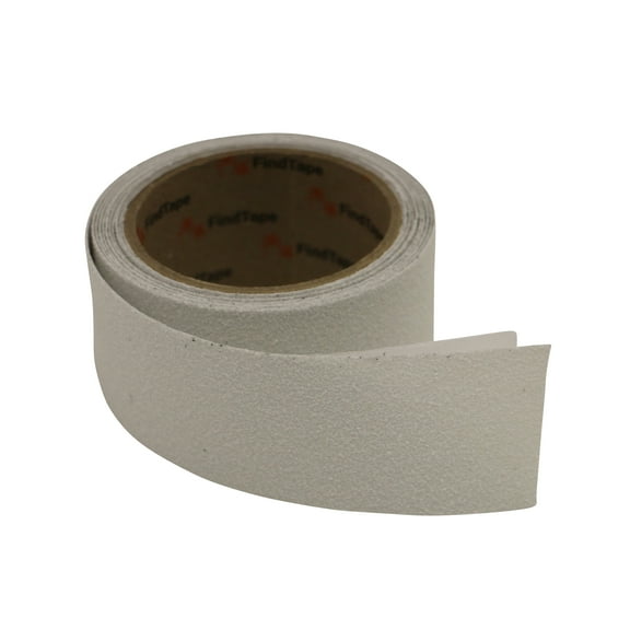 FindTape AST-35 Premium Anti-Slip Non-Skid Tape [Colors, 60 grit]: 2 in. x 10 ft. (White)
