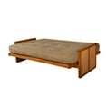 thumbnail image 6 of Kodiak Furniture Westport Full-size Wood Futon Set in Honey with Stone Mattress, 6 of 14