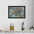 thumbnail image 3 of Wynwood Studio Nature Floral Path Framed Trendy Maximalist Decor 1 Piece Canvas Wall Art, 21" x 15", Black Satin Flat Frame, 3 of 7