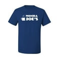thumbnail image 2 of Mocha Joe's Coffee Stand Shop Logo | Mens Pop Culture Graphic T-Shirt, Royal, Small, 2 of 4