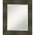 thumbnail image 2 of Amanti Art Rail Rustic Char Framed Wall Mirror - 21.75 x 25.75 in, 2 of 5