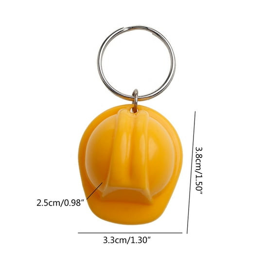 lixuesong Keychain for Hard Hat for Chain for Creative Bag Pendant Charm Accessories Birthda