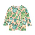 thumbnail image 3 of CCRFTGI Cute Teen Girl Shirts Size 7 3/4 Sleeve Fruit Print Tween Girls Trendy Clothes Tee Tops Summer Trendy Loose Comdy Crew Neck T-Shirts Green 5-6 Years, 3 of 4
