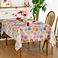 thumbnail image 3 of Valentine''s Day Tablecloth 60×84 Inch, Candy Colored Love Hearts with Words Washable Table Cover for Party Picnic Dinner Decor, 3 of 6