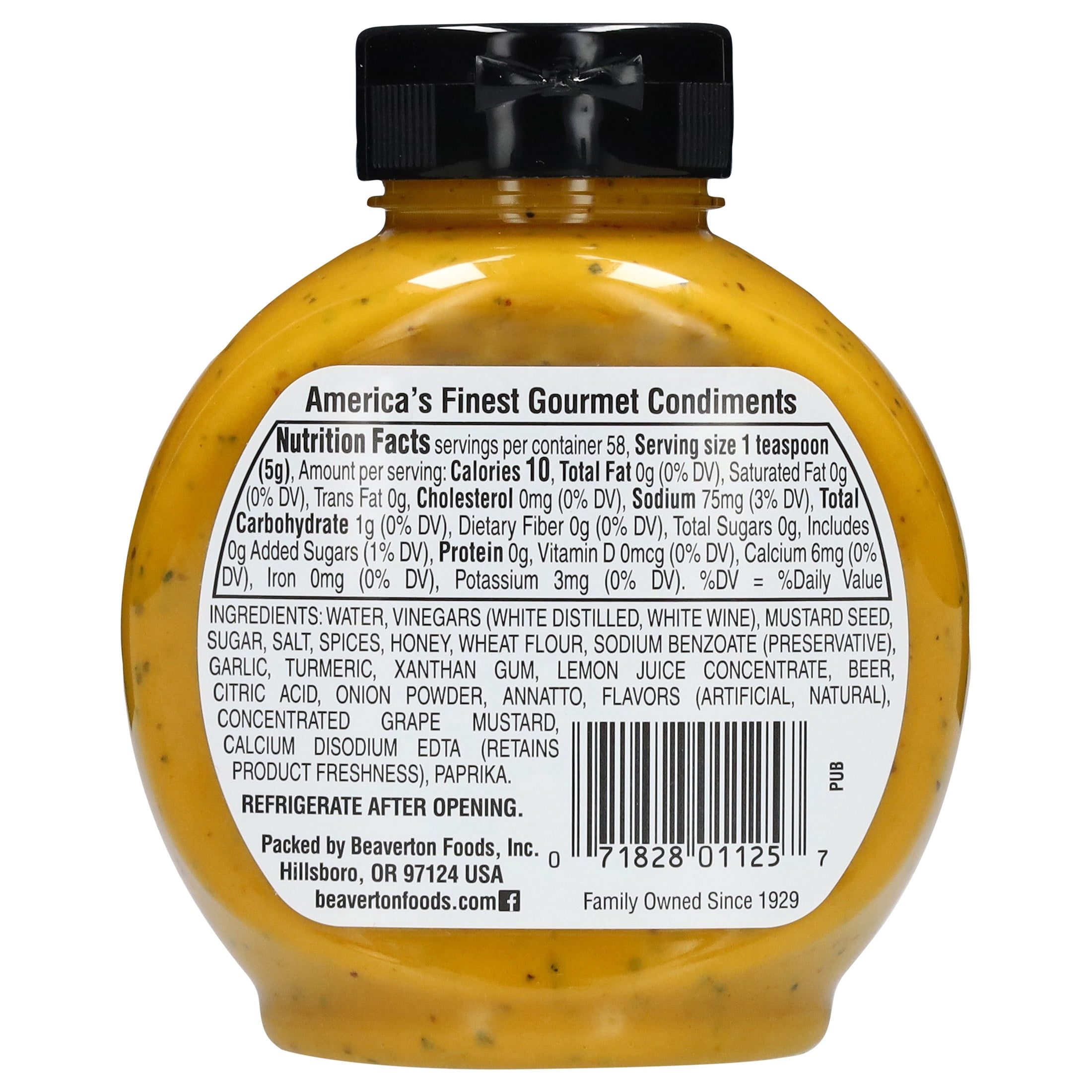 (2 pack) Inglehoffer Pub Style Yellow Mustard, 10.25 oz