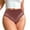Brown, variant on Juniors High-Waisted Mesh Briefs - Nylon Spandex Soft, Seamless Breathable, Wide Waistband, Size S, Navy for Everyday Wear