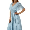 thumbnail image 3 of Txlixc Vestido de playa de verano de manga corta Txlixc  moda, 3 of 9