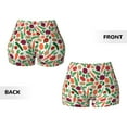 thumbnail image 5 of Kdxio Vegetables Print Workout Shorts for Women Seamless Soft Smooth Gym Yoga Scrunch Active Shorts, 5 of 9