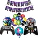 thumbnail image 2 of Decoración de fiesta fortificada, juego de disparos, pancarta de alpaca, decoración de fiesta de feliz cumpleaños, globo, gamepad, globo, juguetes para niños, regalos, 2 of 5