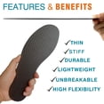 thumbnail image 2 of Carbon Fiber Insole, Rigid Insert for Foot Arthritis, Mortons Toe, Turf Toe,Hallux Limitus,Hallux Rigidus,1 Piece 27.5cm(Men Size 11/Women 12), 2 of 6