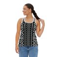 thumbnail image 4 of Women's Tank Top, Tank Top, Cami, African Print Shirt, 4 of 4