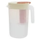 thumbnail image 1 of Jarra de agua fría de gran capacidad de 2200 ml, jarra pequeña de plástico con tapa y pico, jarra para puerta de refrigerador, para té helado y limonada., 1 of 5