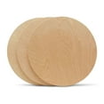 thumbnail image 4 of Wood Circles 8 inch, 1/2 inch Thick Cutouts, Pack of 3 Birch Unfinished Wood Circle Plaques for Crafts, By Woodpeckers, 4 of 7