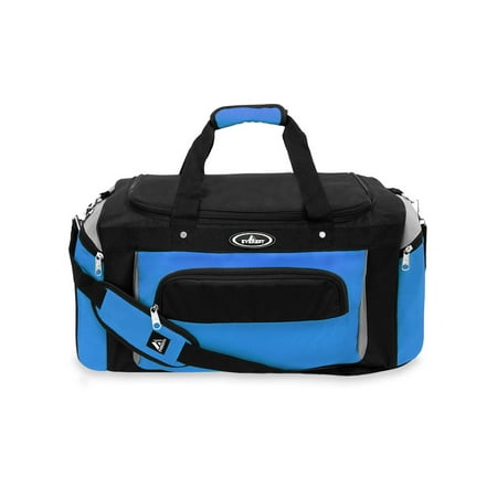 Everest Unisex Deluxe Sports Duffel Bag Royal Blue