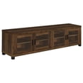 thumbnail image 2 of Pemberly Row 3-piece Transitional Wood Entertainment Center in Dark Pine, 2 of 12