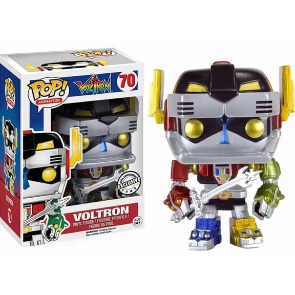 Funko Pop 2016 Convention Exclusive Voltron Metallic Figure