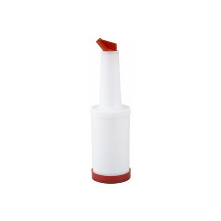 

2qt Liquor/Juice Pour Bottle Red Spout & Lid 2 packs