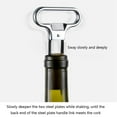 thumbnail image 6 of Two Prong Wine Bottle Opener Corkscrew Remover Wine Bottle Opener for Home Dining Room Hotel Bar Cork Puller Damaged, 6 of 12