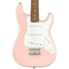 Squier Mini Stratocaster Electric Guitar (Shell Pink)