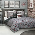 thumbnail image 2 of Safdie & Co. 3-piece Polyester Wild & Free King Quilt Set in Multi-Color, 2 of 3