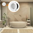 thumbnail image 5 of Unique Bargains 4 Inch Removable Screen Grille Cover Slanted Louver Round Air Vent 2 Pack, 5 of 5