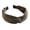 Army Green, variant on Womens Pure Color Velvet Wide Headwrap Hair Band With Bow Detail