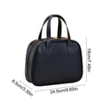 thumbnail image 3 of Qliuoazw Large Capacity Premiums Leather Makeup Bag Portable Waterproof Cosmetic Bag With Dividers High Gloss Tote Travel Organizer For Women, 3 of 6