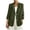 Army Green, variant on Women's Casual Jacket Lightweight Button Down Business Work Coat Stretch Long Sleeve Jackets for Women with Pockets S-2XL