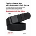 thumbnail image 2 of Catelles Nylon Black Belt, Alloy Buckle, Wear-Resistant, Suitable For Security Inspection Scenarios, Outdoor Sports And Leisure, Gift box&nbsp; Length 120cm, 2 of 9