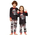 thumbnail image 6 of Kayannuo Christmas Pajamas for Family Clearance Christmas Print Girls Pajamas And Boys Pajamas Christmas Fashion Long Sleeves Child Printed Top+Pants Family Matching Pajamas Set, 6 of 10