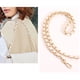 thumbnail image 2 of Bolso de cuero Hugo con Cadena de correa Oro + blanco, 2 of 6
