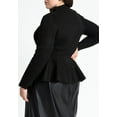 thumbnail image 4 of ELOQUII Women's Plus Size Peplum Sweater, 4 of 4
