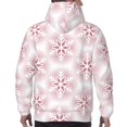 thumbnail image 7 of Wukai Christmas Snowflakes Print Men Hoodies Fleece Sweatshirts Long Sleeve Sweaters Pullover Fall Outfits Winter Clothes-Large, 7 of 7