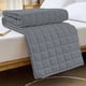 thumbnail image 5 of Funda de colchón engrosada - Sombrero de cama moderno marrón texturizado de 200x180cm - Ajuste elástico de algodón 98% - Teñido reactivo - 1 pieza, 5 of 6