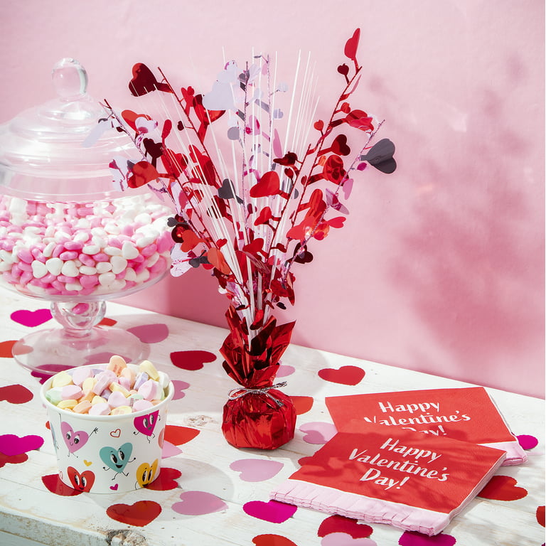 Red Heart Table Confetti Valentine's Day Anniversary Party Decor Decoration  42g