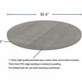 thumbnail image 4 of Lorell LLR69600 36 in. Round Table Top, Weathered Charcoal, 4 of 6