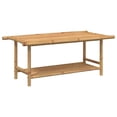 thumbnail image 3 of vidaXL Coffee Table Accent Living Room Bedroom Hallway Office Furniture Bamboo, 3 of 7