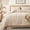01 - Beige-Full, variant on King Burnt Orange 7-Piece Tufted Bed-in-a-Bag Bedding Set