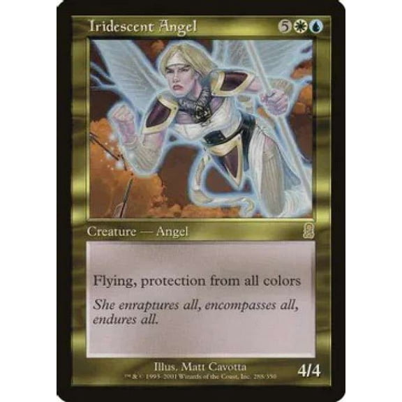 MtG Odyssey Rare Iridescent Angel (Foil) #288