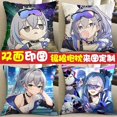 thumbnail image 2 of Funda de almohada de cosplay del juego de anime Honkai: Star Rail, regalos de merchandising de Silver Wolf, fundas interiores de almohada suaves de dos lados, 2 of 5