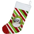 thumbnail image 2 of Caroline's Treasures Shih Tzu Candy Cane Multi-color Christmas Stocking, with Soft Suede Fabric, 18", 2 of 2