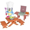 Bluey Dad Backyard BBQ - Bandit 2.5" Figure with Playset, Multicolor, 13030