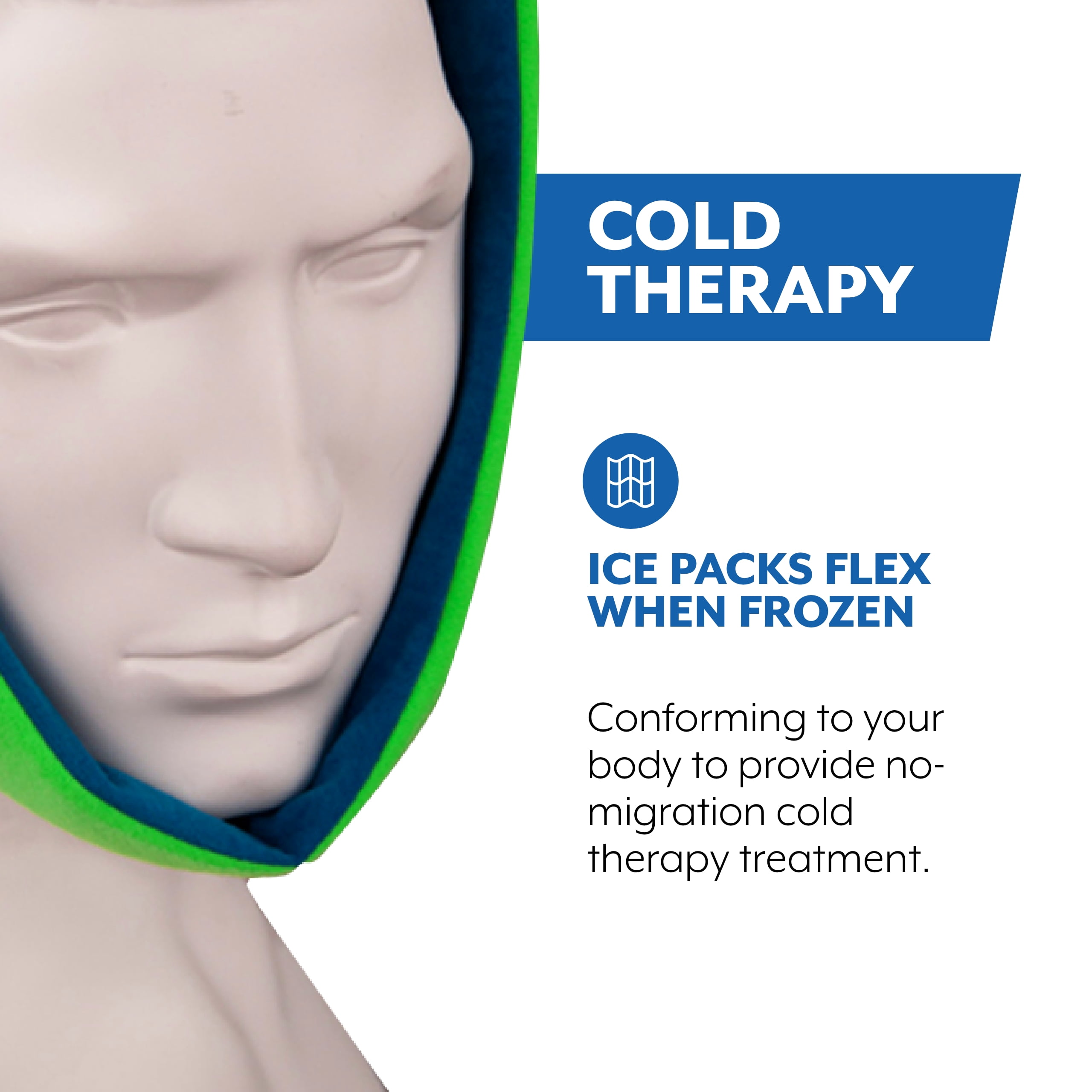 Polar Ice TMJ (Temporo Mandibular Joint) Wrap - Cryotherapy cold therapy pack
