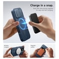 thumbnail image 4 of Suritch for iPhone 16 Pro Case with Magnetic Slide Camera Cover and Adjustable Kickstand, Compatible with MagSafe, Shockproof Bumper Slim Protective Cover, Blue, 4 of 8