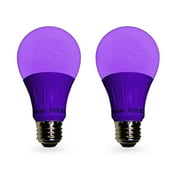 Sleeklighting Purple LED Light Bulb, A19 E26 Base Lightbulb 3-Watt Energy Saving UL-Listed