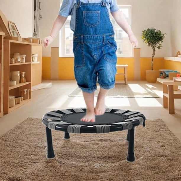 Mini trampolín redondo, trampolín versátil y resistente, cama de salto para interior y exterior, patio de juguete, regalos de cumpleaños para el hogar