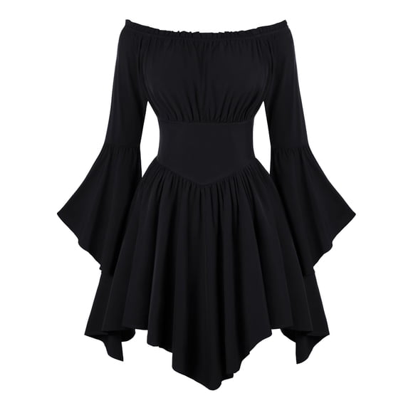 Disfraz Scarlet Darkness de bruja gótica para Halloween para mujer