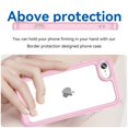 thumbnail image 3 of Allytech for iPhone SE 2022, iPhone SE 2020, iPhone 8, iPhone 7 Rugged Case Heavy Duty Crystal Clear Transparent Cover, Pink, 3 of 6