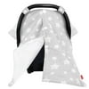 Moonsea Baby Carseat Canopy Nursing Cover Car Seat Canopy for Girls or Boys, Soft and Warm Minky Fabric, with Cute Star